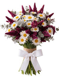 Bouquet of Lupinus and Daisy Leucanthemum - Flowers Box London