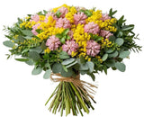 Bouquet of Mimosa and Hyacinth - Flowers Box London
