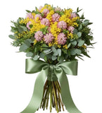 Bouquet of Mimosa and Hyacinth - Flowers Box London