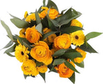 Bouquet of Orange Ranunculus and Gerberas