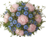 Bouquet of Peonies with Nigella and Willow - Flowers Box London