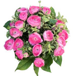 Bouquet of Pink Ranunculus with Pittosporum
