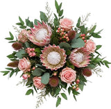 Bouquet of Protea and Pink Roses