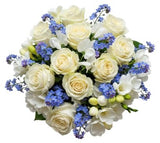 Bouquet of Roses and Sweet Pea and Freesias - Flowers Box London
