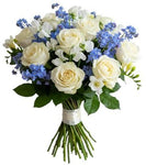 Bouquet of Roses and Sweet Pea and Freesias - Flowers Box London