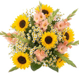 Bouquet of Sunflowers with Daisy Tanacetum and Gladioli - Flowers Box London
