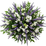 Bouquet of Sweet Pea and Lavender with Greenery - Flowers Box London
