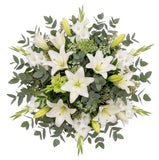 Bouquet of White Lily and Gladioli - Flowers Box London