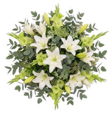 Bouquet of White Lily and Gladioli - Flowers Box London