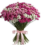 Bouquet Pink and White Limonium - Flowers Box London