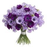 Bouquet Sweet Pea and Anemone - Flowers Box London