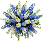 Bouquet White and Blue Delphinium