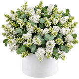 Box of Fragrant Lilac Flower with Eucalyptus - Flowers Box London