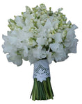 Bridal Bouquet of Lily of the Valley and Sweet Pea - Flowers Box London