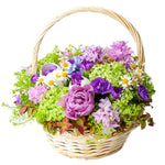 Bright Colored Spring Basket