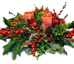 Bright Orange Holiday Ceneterpiece - Flowers Box London