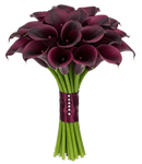 Burgundy Calla Lily Bouquet - Flowers Box London