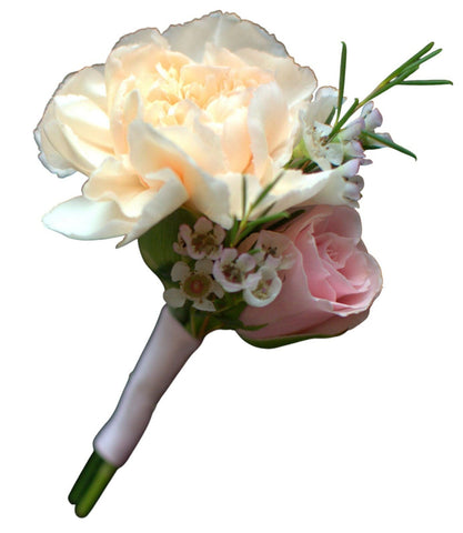 Buttonhole of Carnations and Roses