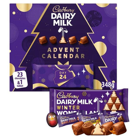 Cadbury Dairy Milk Chocolate Advent Calendar - Flowers Box London