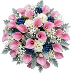 Calla Lily and Lisianthus with Gypsophila Bouquet
