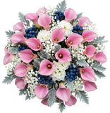 Calla Lily and Lisianthus with Gypsophila Bouquet