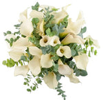 Calla Lily with Eucalyptus Bouquet