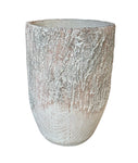 Carved Yew Pot