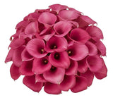 Cerise Calla Lily Bouquet - Flowers Box London