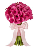 Cerise Calla Lily Bouquet - Flowers Box London