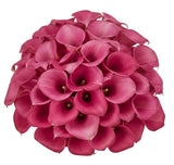 Cerise Calla Lily Bouquet - Flowers Box London