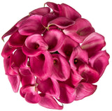 Cerise Calla Lily Bouquet - Flowers Box London