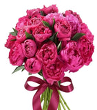 Cerise Peonies Bouquet - Flowers Box London