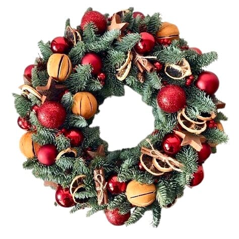 Charm Christmas Wreath - Flowers Box London
