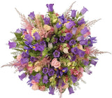 Charming Blue and Pink Flower Bouquet - Flowers Box London