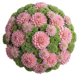 Charming Bouquet of Dahlia and Scabiosa with Sedum - Flowers Box London