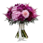 Charming Bouquet of Vanda Orchid and Luxury Dahlia