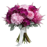 Charming Bouquet of Vanda Orchid and Luxury Dahlia - Flowers Box London