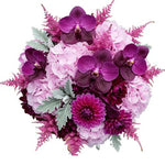 Charming Bouquet of Vanda Orchid and Luxury Dahlia