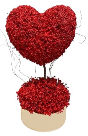 Charming Gypsophila Heart Tree