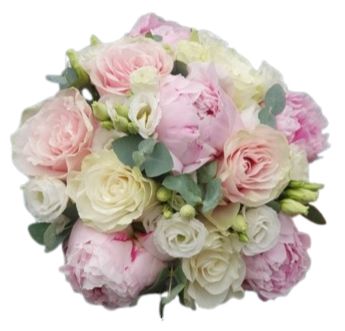 Charming Peonies Bouquet with Roses