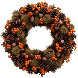 Chestnut Lane Autumn Glow Wreath - Flowers Box London