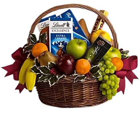 Chocolate and Fruits Luxury Hamper - Flowers Box London