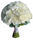 Classic Carnations Bridal Bouquet - Flowers Box London