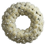 Classic Carnations Wreath - Flowers Box London