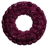 Classic Carnations Wreath - Flowers Box London