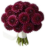 Classic Cerise Dahlia Bouquet - Flowers Box London