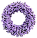 Classic Limonium Door Wreath - Flowers Box London
