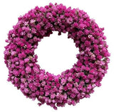 Classic Limonium Door Wreath - Flowers Box London