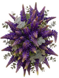Classic Lupinus Bouquet with Greenery - Flowers Box London