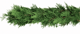 Classic Plain Conifer Garland - Flowers Box London